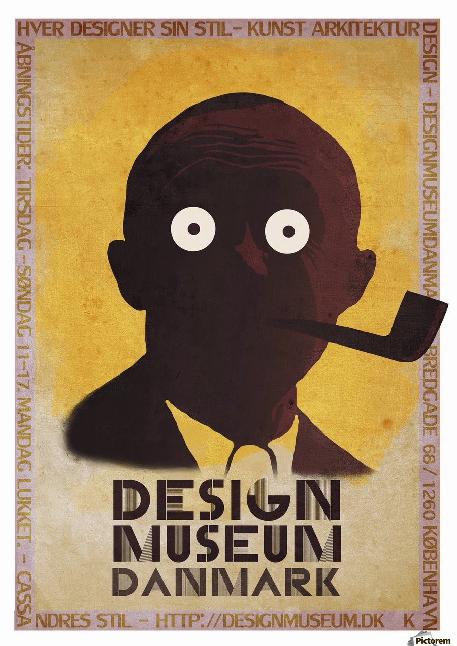 Design Museum Danemark by VINTAGE POSTER Wall Art